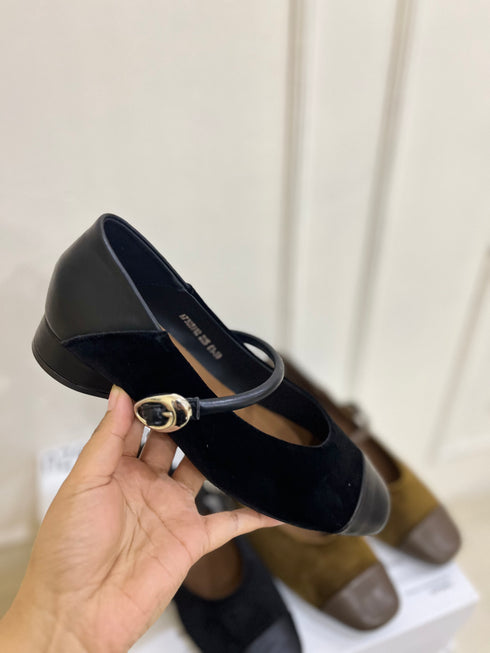 Women Casual Low Heel Marty Jane Shoes